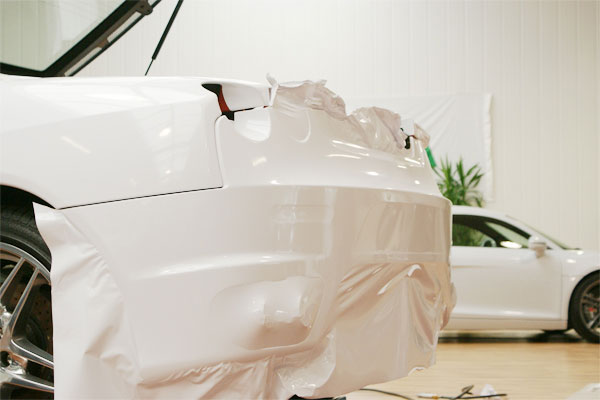 Folierung Ferrari F430 Heck