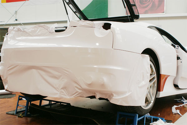 Folierung Ferrari F430 Heckschuerze